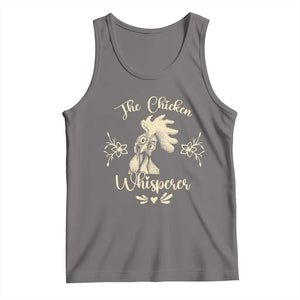 Funny Chicken Lover Gift Tank Top The Chicken Whisperer TS12 Deep Heather Print Your Wear