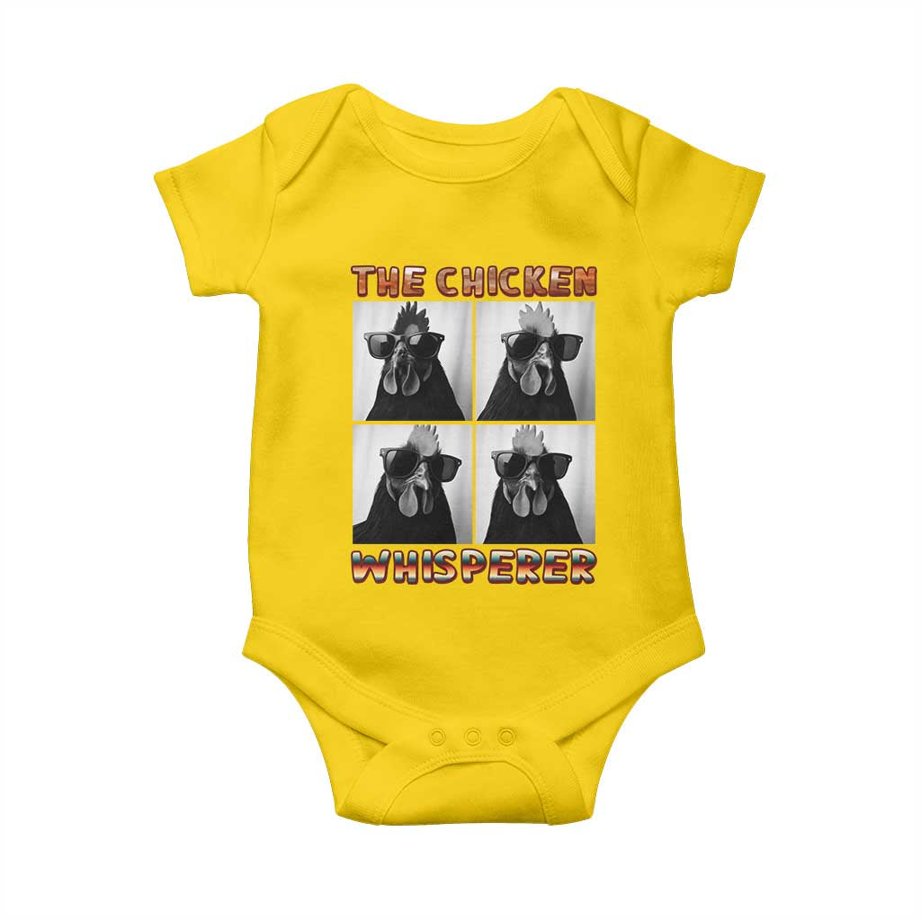 Funny Farm Animal Gift Baby Onesie The Chicken Whisperer TS12 Daisy Print Your Wear