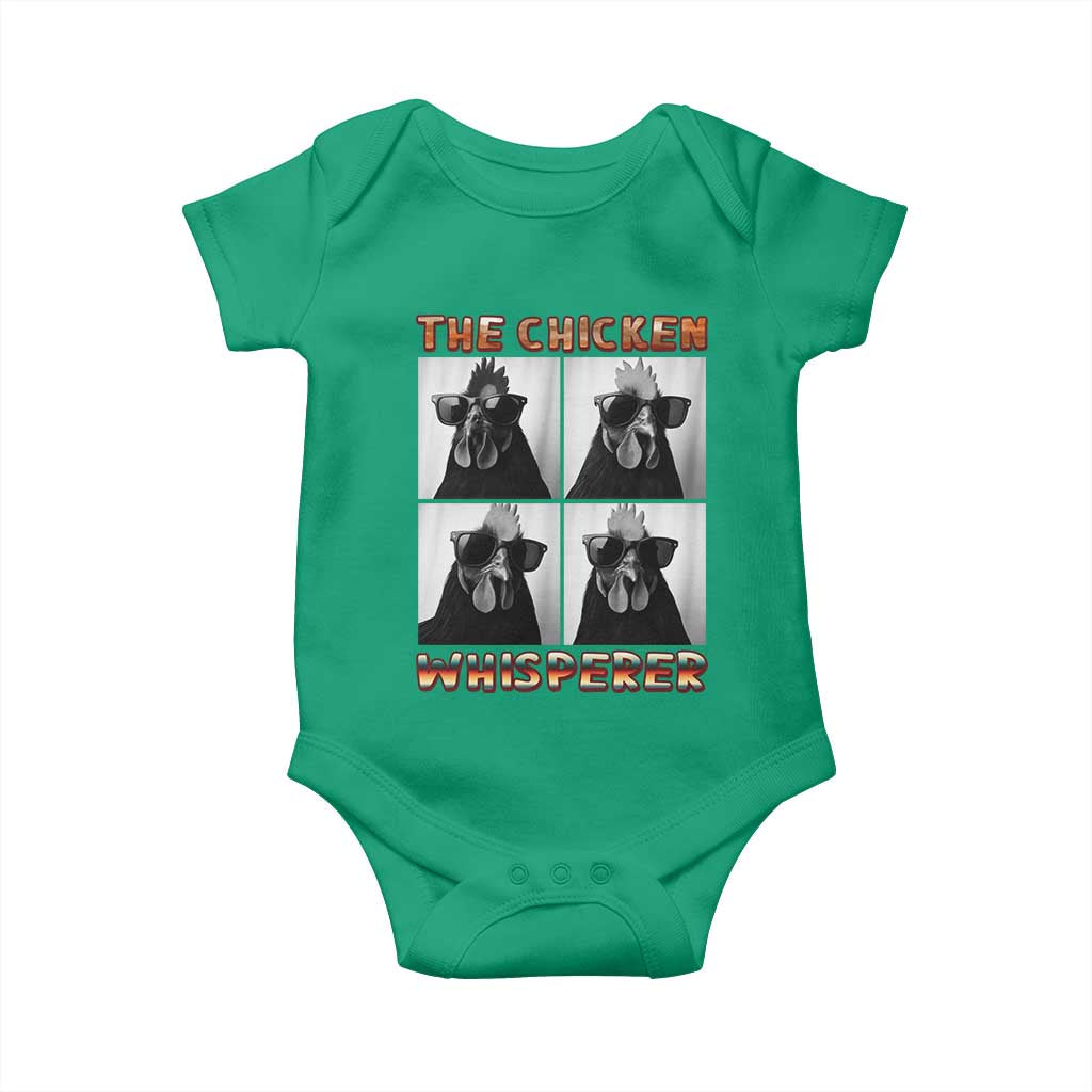 Funny Farm Animal Gift Baby Onesie The Chicken Whisperer TS12 Irish Green Print Your Wear
