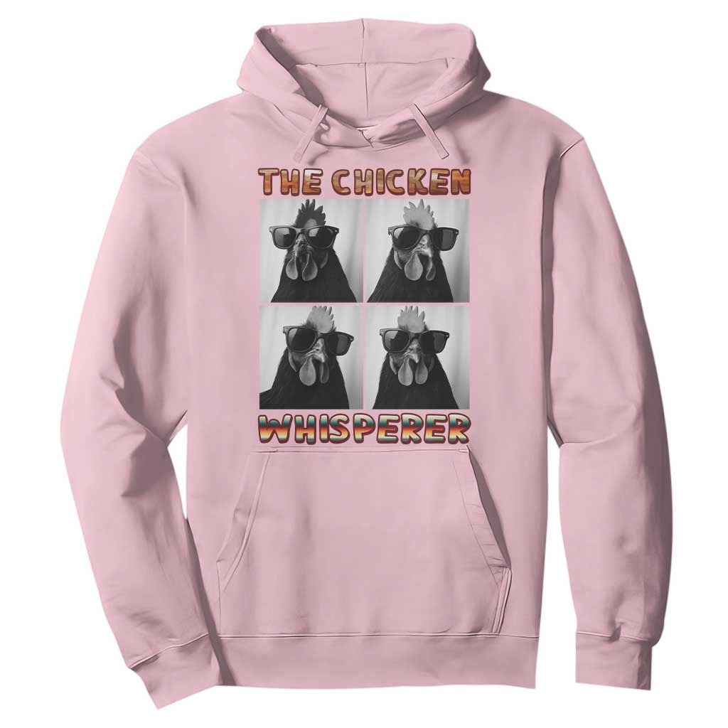 Funny Farm Animal Gift Hoodie The Chicken Whisperer TS12 Light Pink Print Your Wear