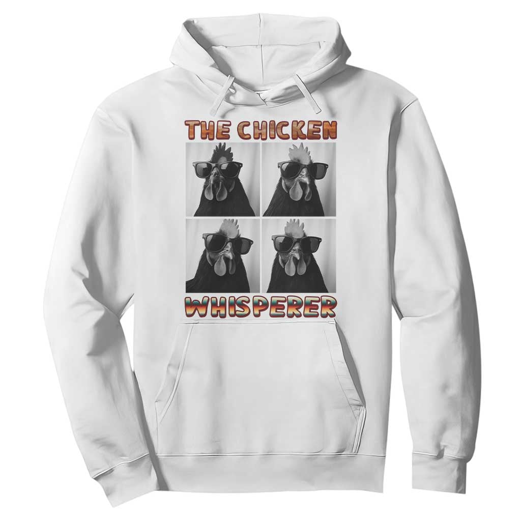 Funny Farm Animal Gift Hoodie The Chicken Whisperer TS12 White Print Your Wear