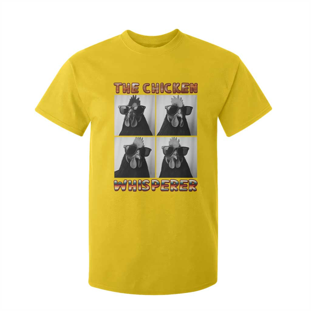 Funny Farm Animal Gift T Shirt For Kid The Chicken Whisperer TS12 Daisy Print Your Wear