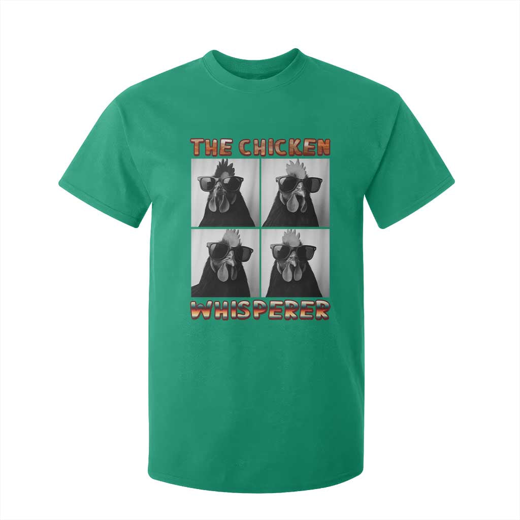 Funny Farm Animal Gift T Shirt For Kid The Chicken Whisperer TS12 Irish Green Print Your Wear