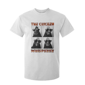 Funny Farm Animal Gift T Shirt For Kid The Chicken Whisperer TS12 White Print Your Wear