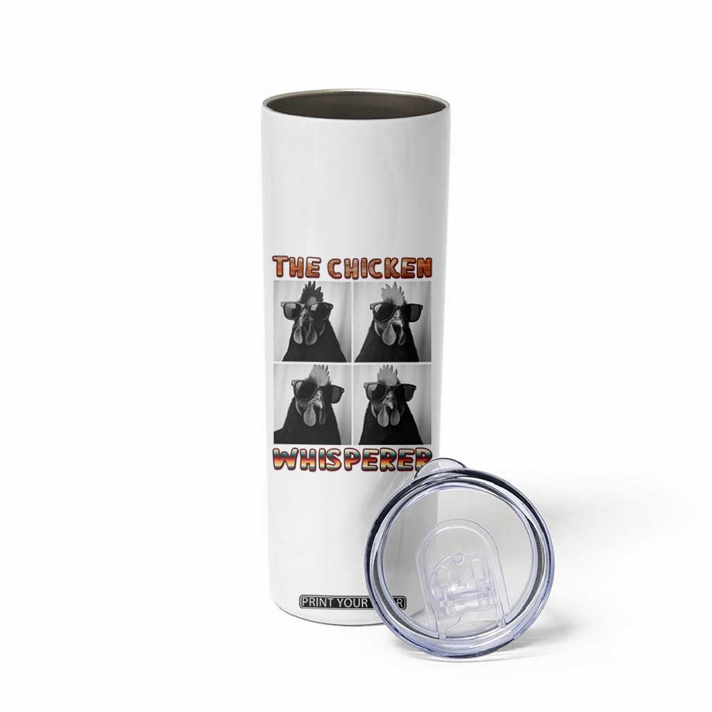 Funny Farm Animal Gift Skinny Tumbler The Chicken Whisperer TS12 Print Your Wear