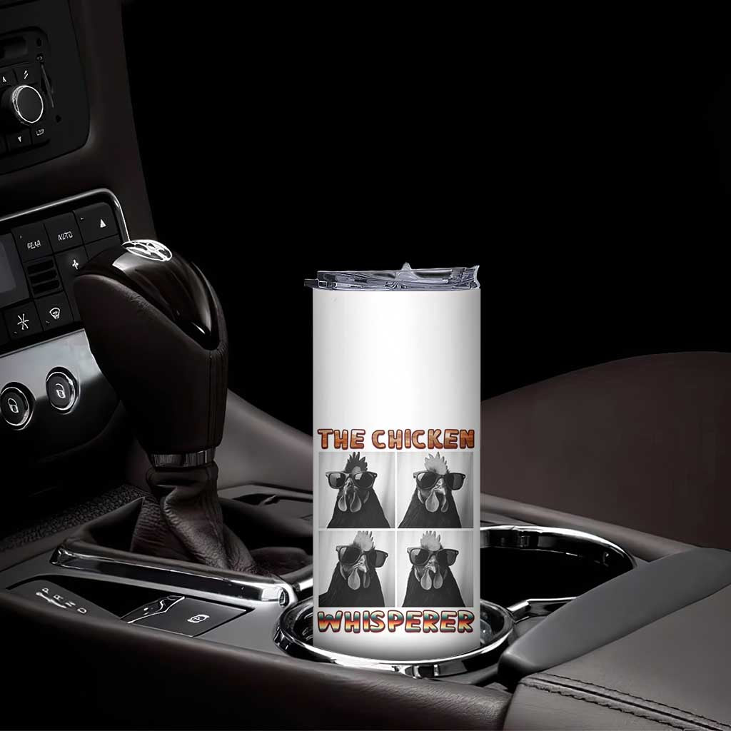 Funny Farm Animal Gift Skinny Tumbler The Chicken Whisperer TS12 Print Your Wear
