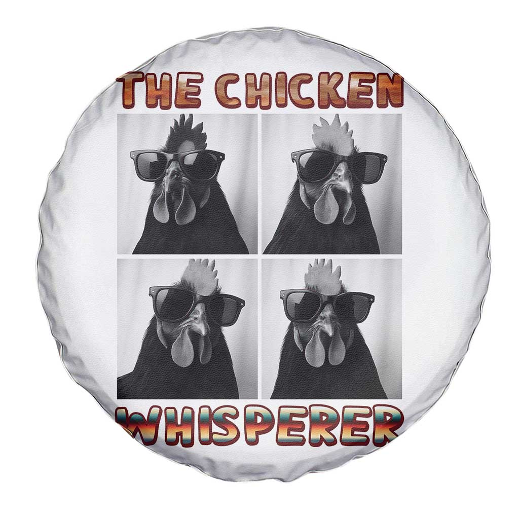 Funny Farm Animal Gift Spare Tire Cover The Chicken Whisperer TS12 Print Your Wear