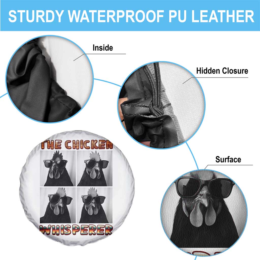 Funny Farm Animal Gift Spare Tire Cover The Chicken Whisperer TS12 Print Your Wear