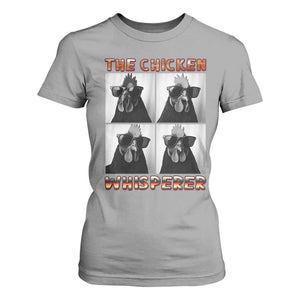 Funny Farm Animal Gift T Shirt For Women The Chicken Whisperer TS12 Sport Gray Print Your Wear