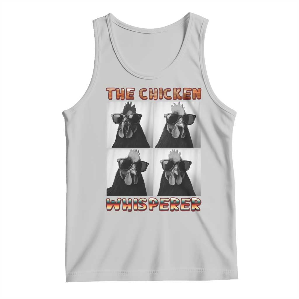 Funny Farm Animal Gift Tank Top The Chicken Whisperer TS12 Ash Print Your Wear