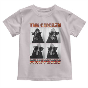 Funny Farm Animal Gift Toddler T Shirt The Chicken Whisperer TS12 Ice Gray Print Your Wear