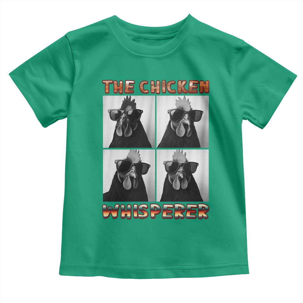 Funny Farm Animal Gift Toddler T Shirt The Chicken Whisperer TS12 Irish Green Print Your Wear