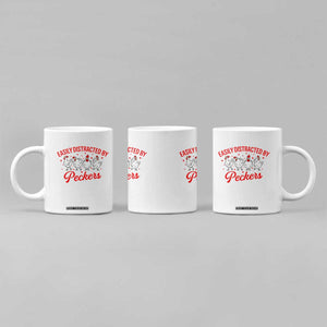 Funny Chicken Lover Gift Coffee Mug Easily Distracted By Peckers TS12 Print Your Wear
