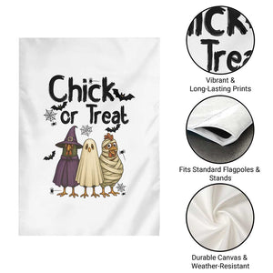 Funny Halloween Chicken Garden Flag Chick Or Treat Spooky Gift TS12 Print Your Wear
