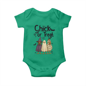 Funny Halloween Chicken Baby Onesie Chick Or Treat Spooky Gift TS12 Irish Green Print Your Wear