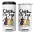 Funny Halloween Chicken 4 in 1 Can Cooler Tumbler Chick Or Treat Spooky Gift TS12 One Size: 16 oz White Print Your Wear