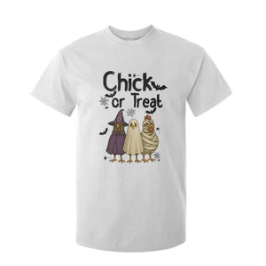 Funny Halloween Chicken T Shirt For Kid Chick Or Treat Spooky Gift TS12 White Print Your Wear