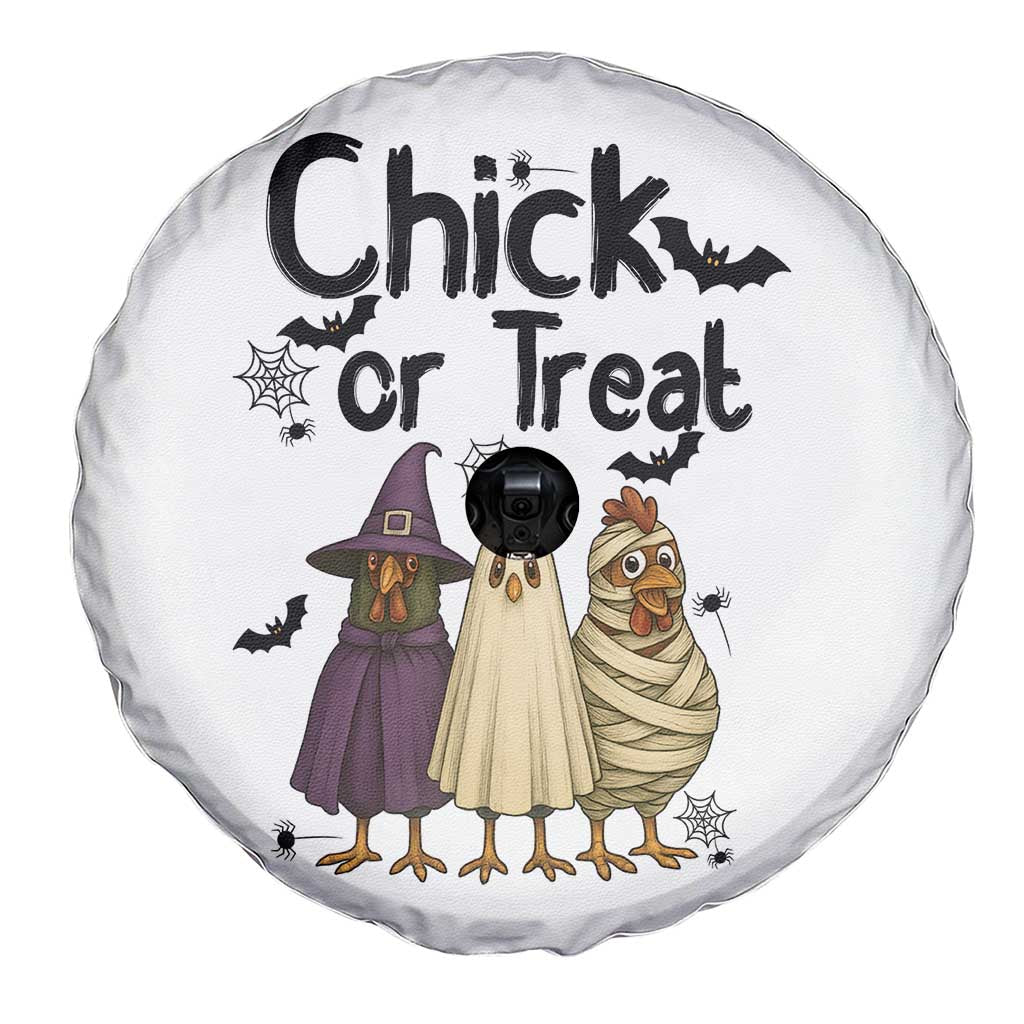 Funny Halloween Chicken Spare Tire Cover Chick Or Treat Spooky Gift TS12 Print Your Wear