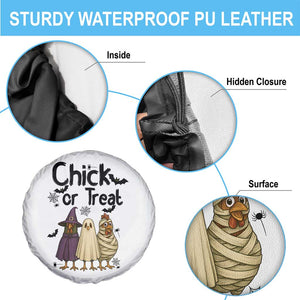 Funny Halloween Chicken Spare Tire Cover Chick Or Treat Spooky Gift TS12 Print Your Wear