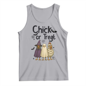 Funny Halloween Chicken Tank Top Chick Or Treat Spooky Gift TS12 Athletic Heather Print Your Wear