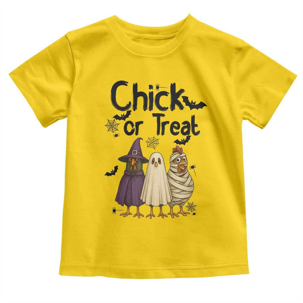 Funny Halloween Chicken Toddler T Shirt Chick Or Treat Spooky Gift TS12 Daisy Print Your Wear