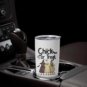 Funny Halloween Chicken Tumbler Cup Chick Or Treat Spooky Gift TS12 Print Your Wear