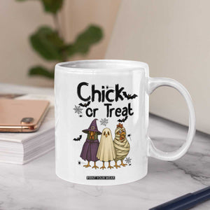 Funny Halloween Chicken Coffee Mug Chick Or Treat Spooky Gift TS12 Print Your Wear