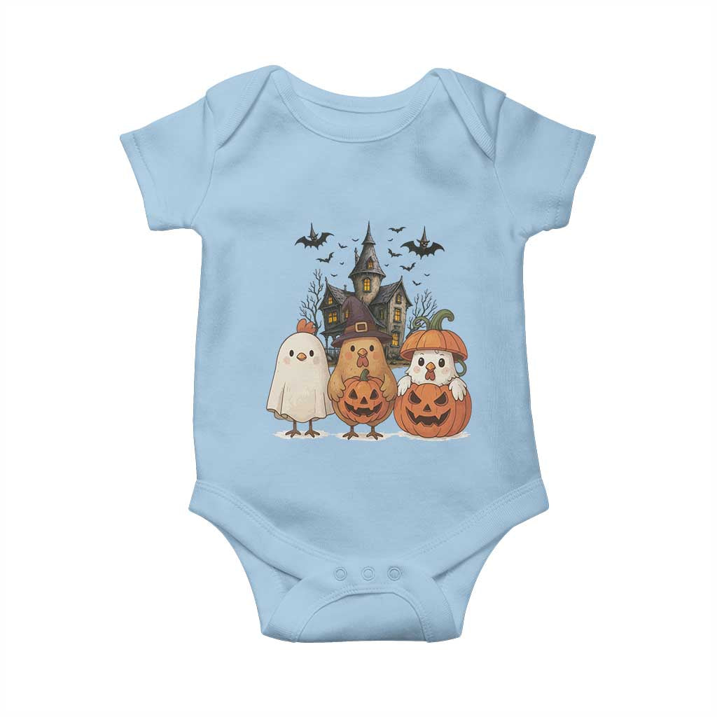Halloween Chicken Cosplay Baby Onesie Funny Farm Life Gift TS12 Light Blue Print Your Wear