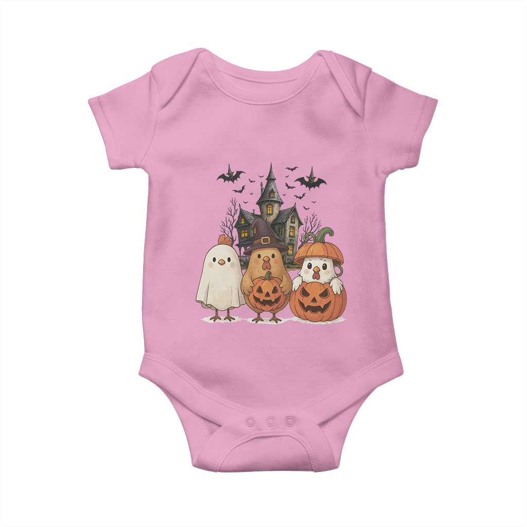 Halloween Chicken Cosplay Baby Onesie Funny Farm Life Gift TS12 Light Pink Print Your Wear