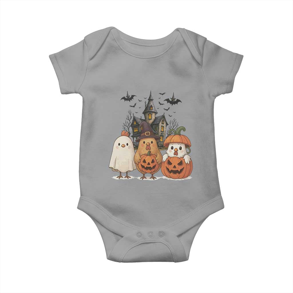 Halloween Chicken Cosplay Baby Onesie Funny Farm Life Gift TS12 Sport Gray Print Your Wear