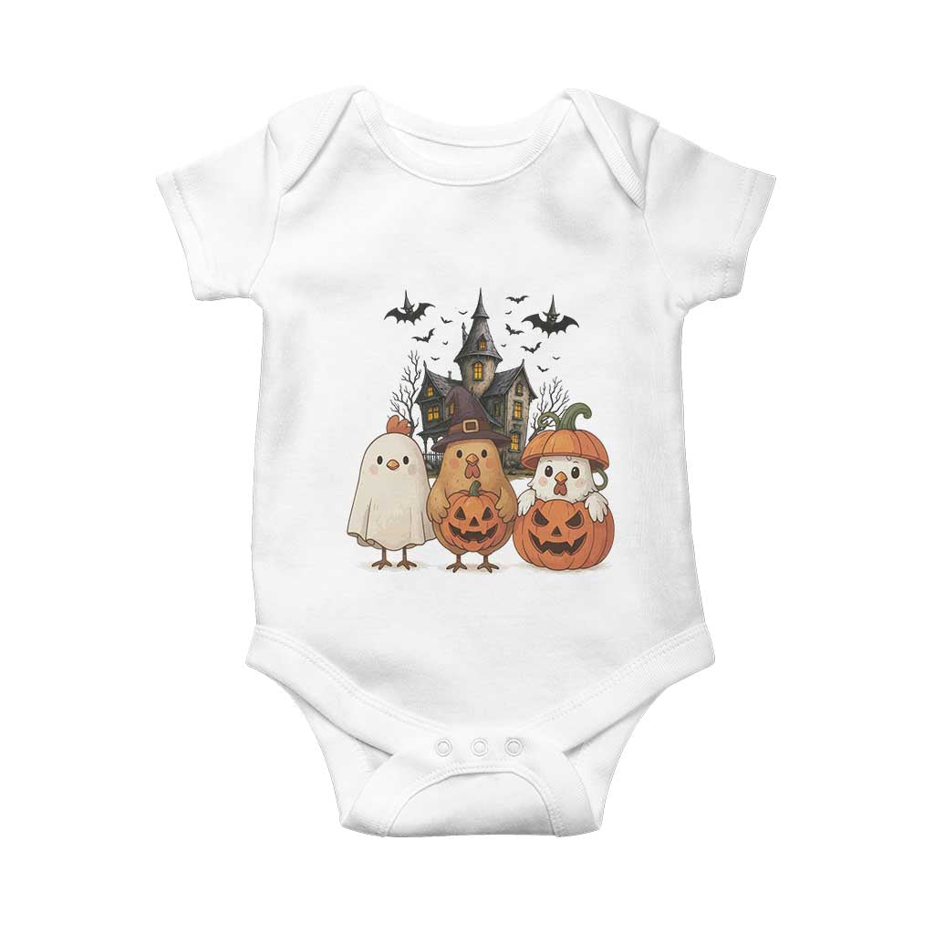 Halloween Chicken Cosplay Baby Onesie Funny Farm Life Gift TS12 White Print Your Wear