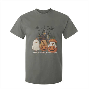 Halloween Chicken Cosplay T Shirt For Kid Funny Farm Life Gift TS12 Military Green Print Your Wear