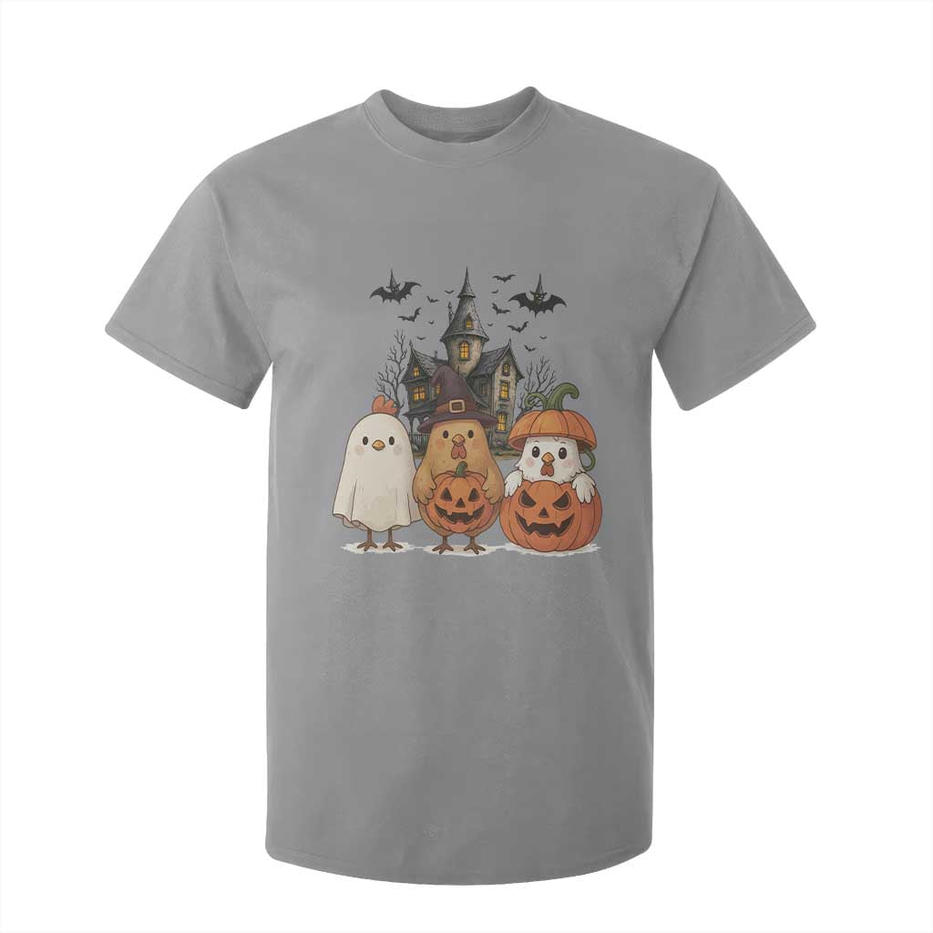 Halloween Chicken Cosplay T Shirt For Kid Funny Farm Life Gift TS12 Sport Gray Print Your Wear