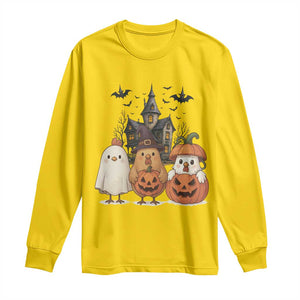 Halloween Chicken Cosplay Long Sleeve Shirt Funny Farm Life Gift TS12 Daisy Print Your Wear