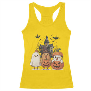 Halloween Chicken Cosplay Racerback Tank Top Funny Farm Life Gift TS12 Daisy Print Your Wear