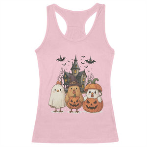 Halloween Chicken Cosplay Racerback Tank Top Funny Farm Life Gift TS12 Light Pink Print Your Wear