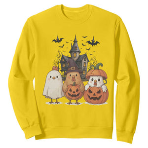 Halloween Chicken Cosplay Sweatshirt Funny Farm Life Gift TS12 Daisy Print Your Wear