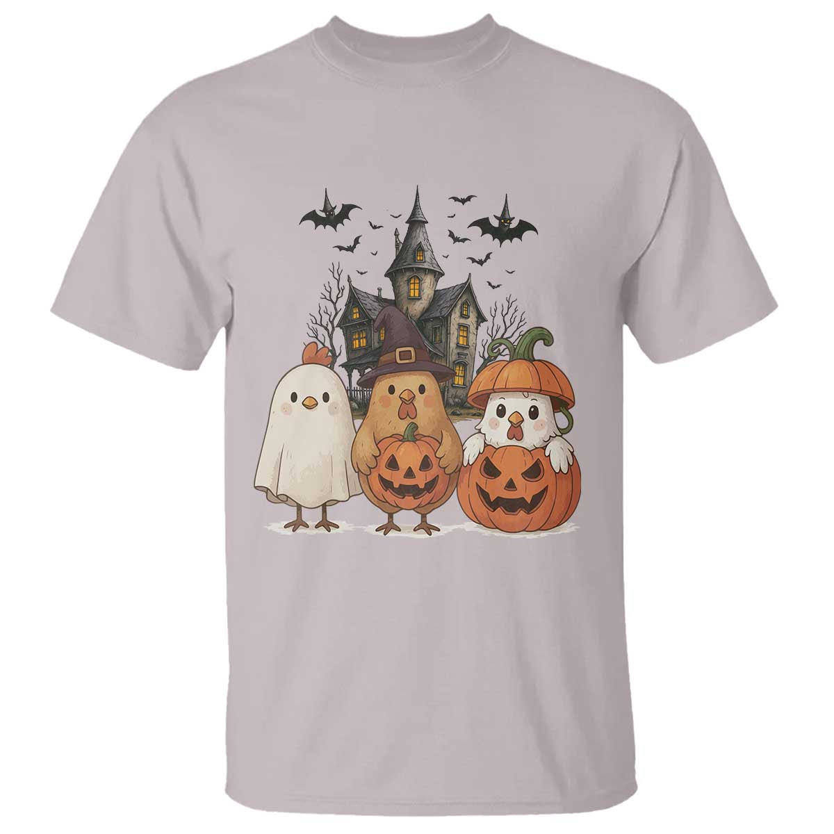Halloween Chicken Cosplay T Shirt Funny Farm Life Gift TS12 Ice Gray Print Your Wear