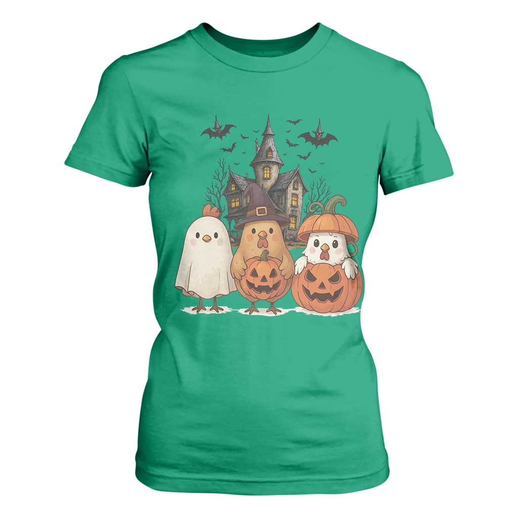 Halloween Chicken Cosplay T Shirt For Women Funny Farm Life Gift TS12 Irish Green Print Your Wear