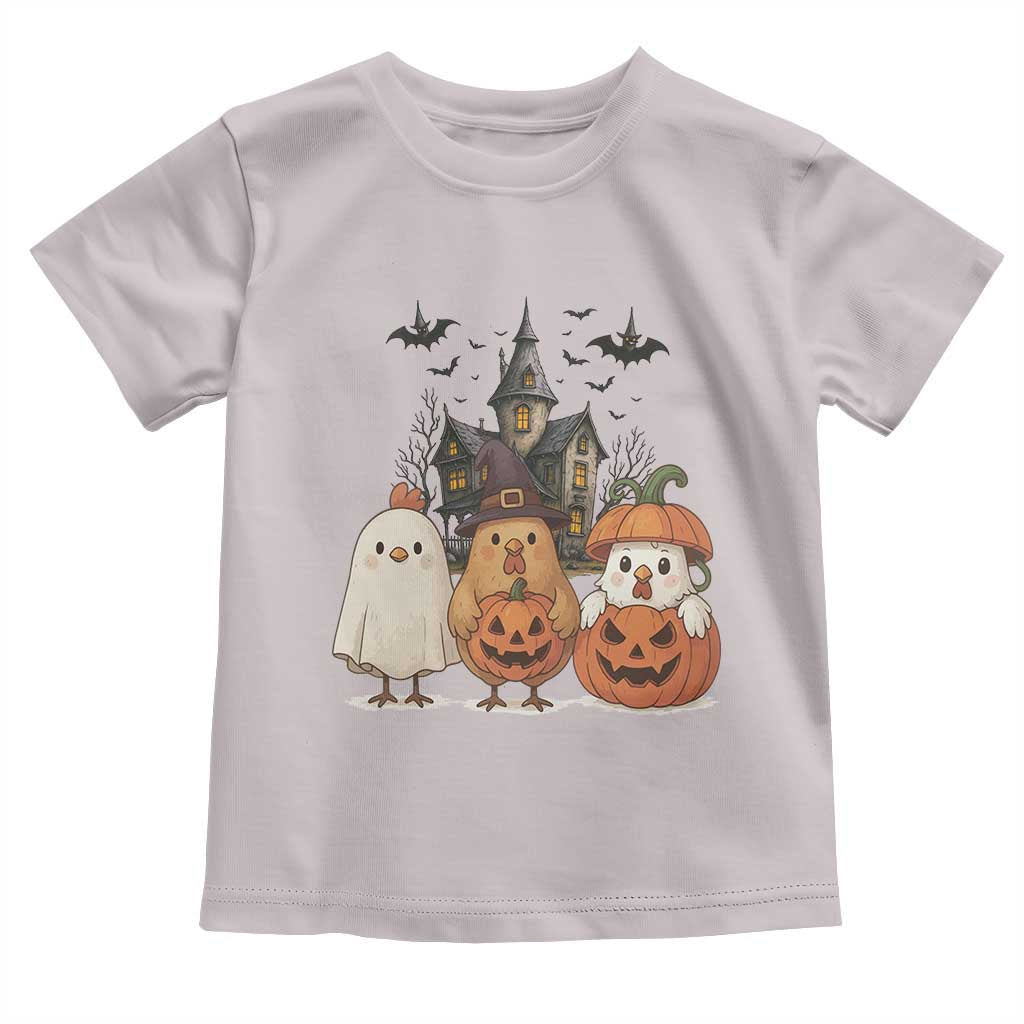 Halloween Chicken Cosplay Toddler T Shirt Funny Farm Life Gift TS12 Ice Gray Print Your Wear