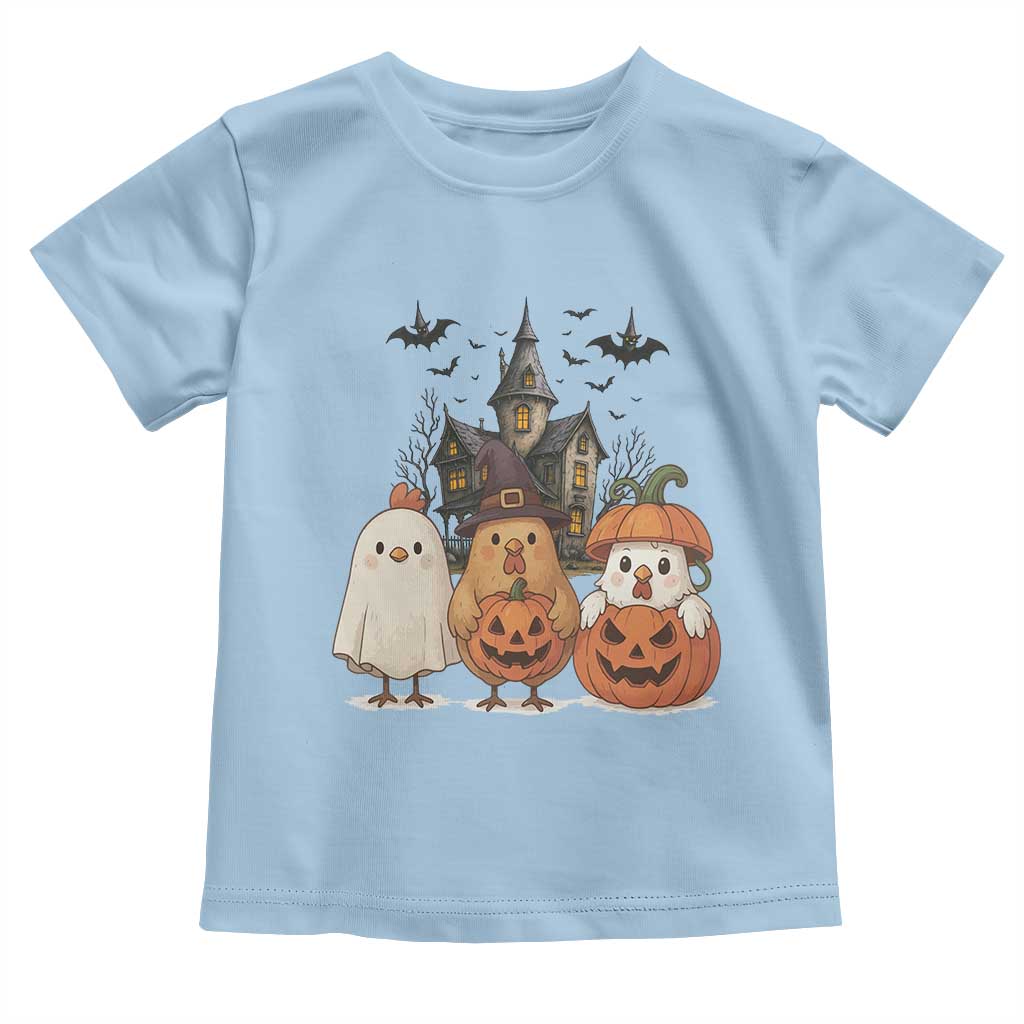 Halloween Chicken Cosplay Toddler T Shirt Funny Farm Life Gift TS12 Light Blue Print Your Wear