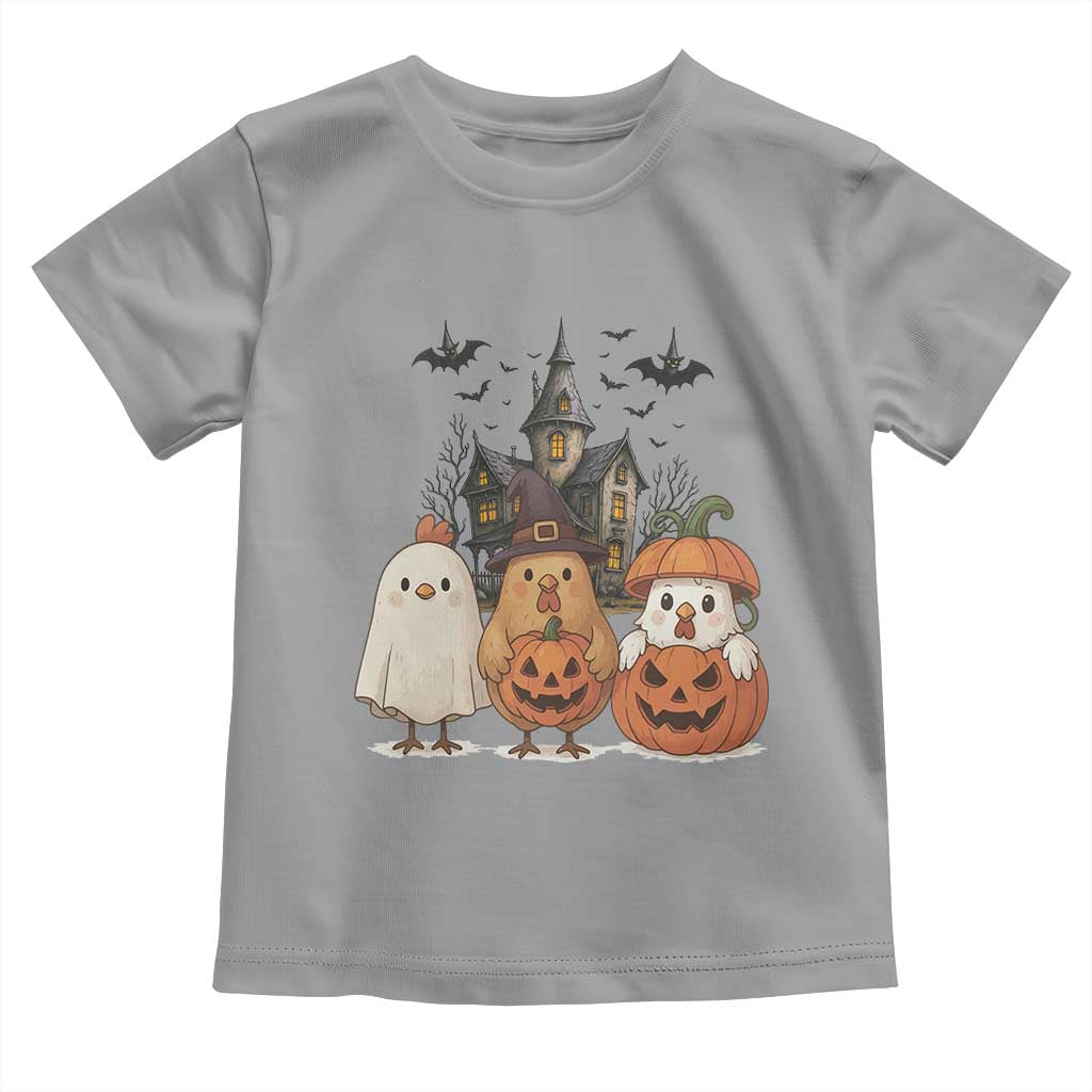 Halloween Chicken Cosplay Toddler T Shirt Funny Farm Life Gift TS12 Sport Gray Print Your Wear