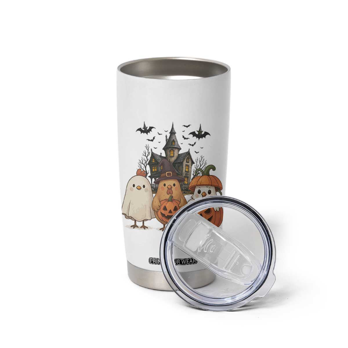 Halloween Chicken Cosplay Tumbler Cup Funny Farm Life Gift TS12 Print Your Wear
