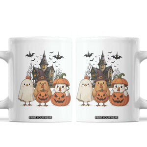 Halloween Chicken Cosplay Coffee Mug Funny Farm Life Gift TS12 White Print Your Wear