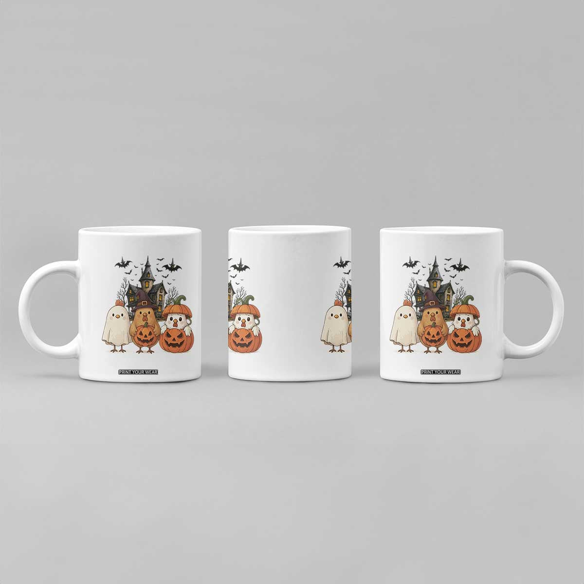 Halloween Chicken Cosplay Coffee Mug Funny Farm Life Gift TS12 Print Your Wear