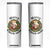 Funny Christmas Chicken Lovers Skinny Tumbler Merry Chickmas Santa Gift TS12 White Print Your Wear