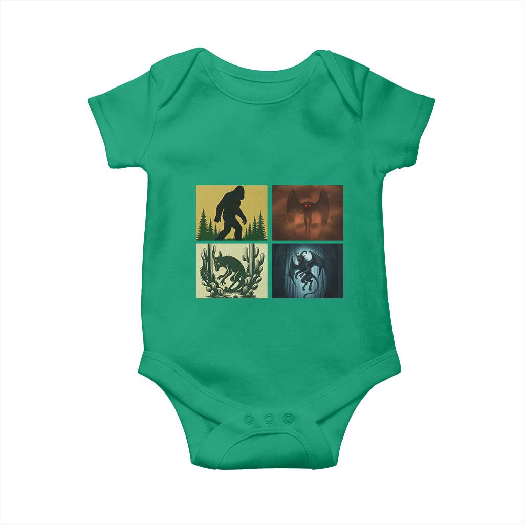 Mothman Bigfoot Chupacabra Jersey Devil Baby Onesie Cryptid Legends Gift TS12 Irish Green Print Your Wear