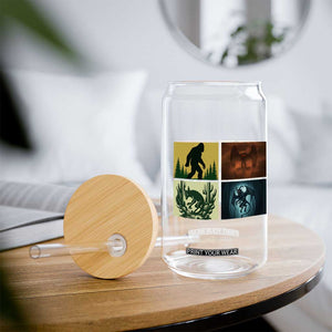 Mothman Bigfoot Chupacabra Jersey Devil Glass Can Cryptid Legends Gift TS12 Print Your Wear