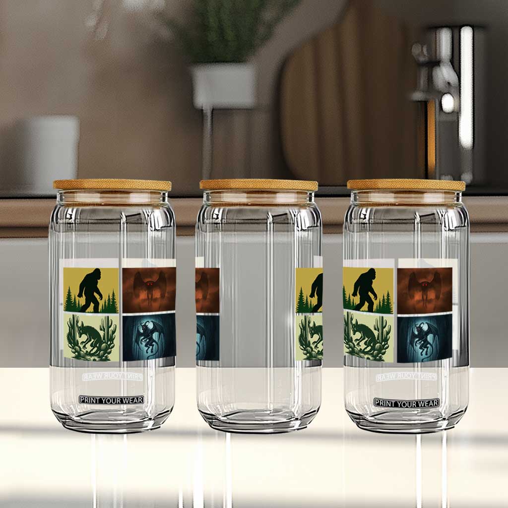 Mothman Bigfoot Chupacabra Jersey Devil Glass Can Cryptid Legends Gift TS12 Print Your Wear