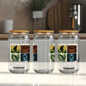 Mothman Bigfoot Chupacabra Jersey Devil Glass Can Cryptid Legends Gift TS12 Print Your Wear